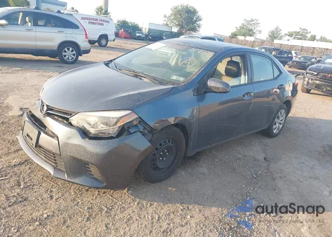 2015 Toyota Corolla Le from USA, damaged, VIN 2T1BURHE0FC447234